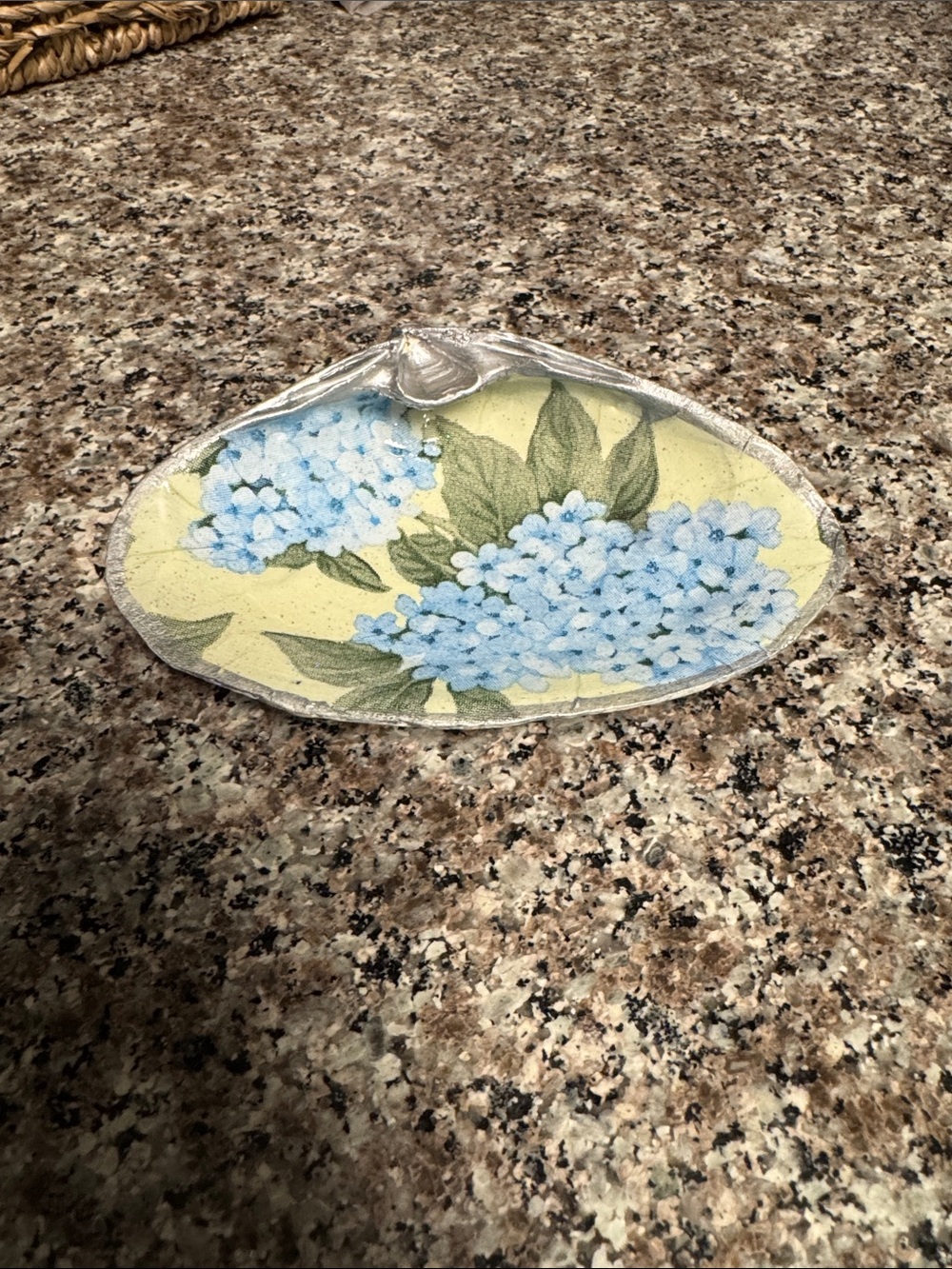 Seashell trinket dish